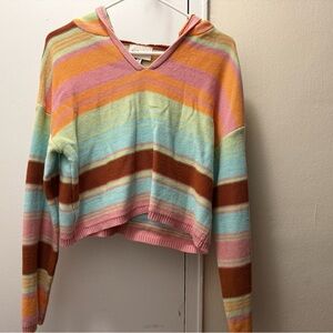 Freshman Pastel Striped Knit Top